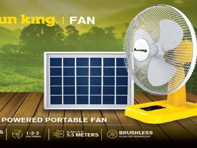 Portable Solar Powered Fan